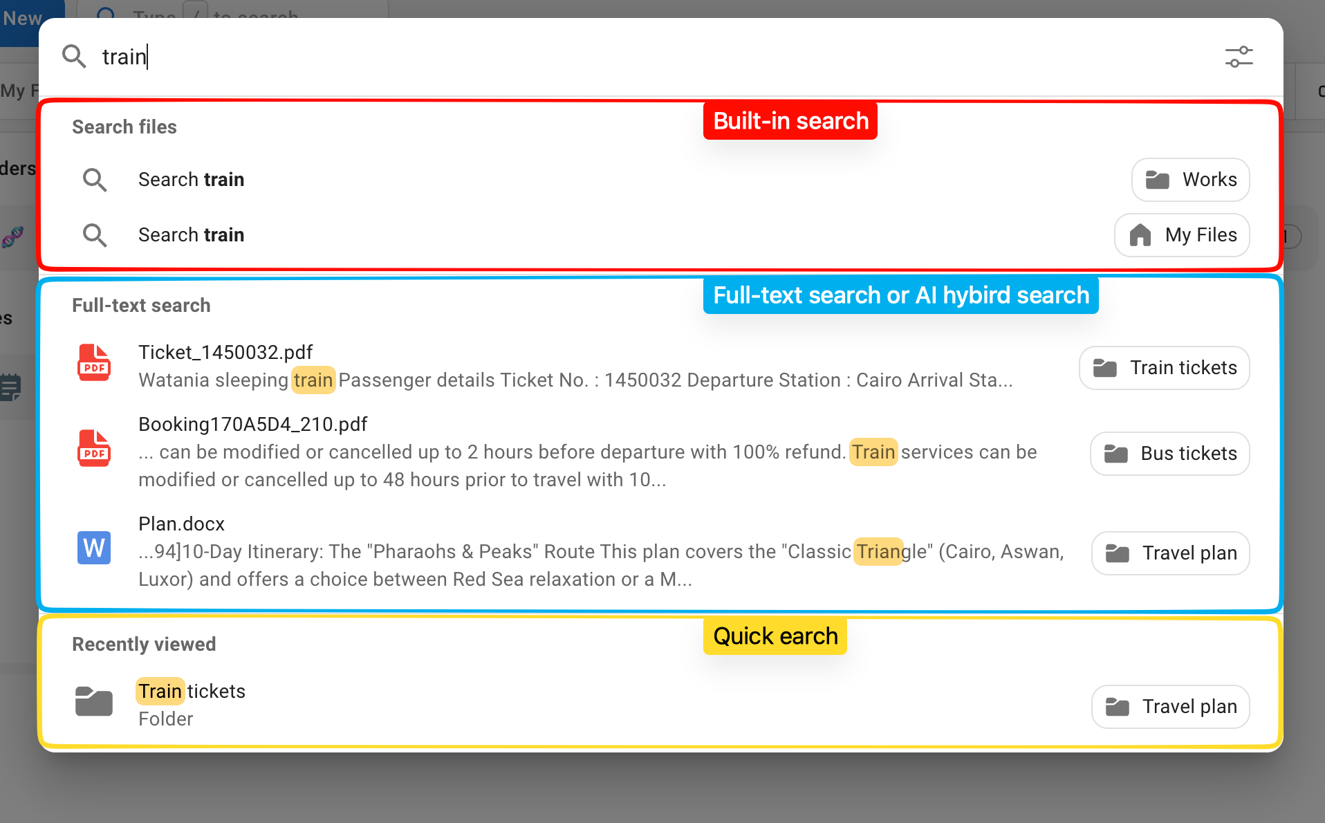 Search Types